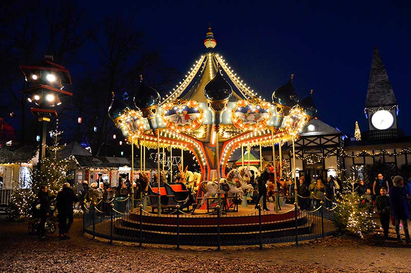 Decoración Navidad en Copenhague Tivoli