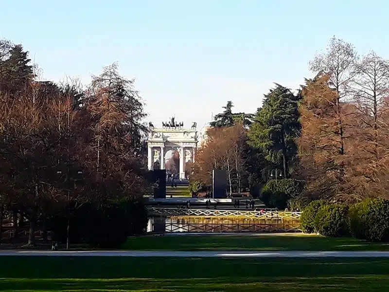 Parque sempione Milán