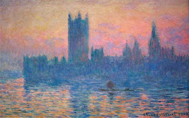 Claude Monet - La serie de Parlamentos de Londres