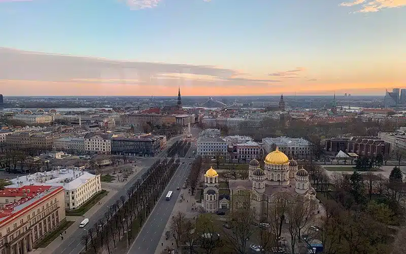 Vistas de la capital letona