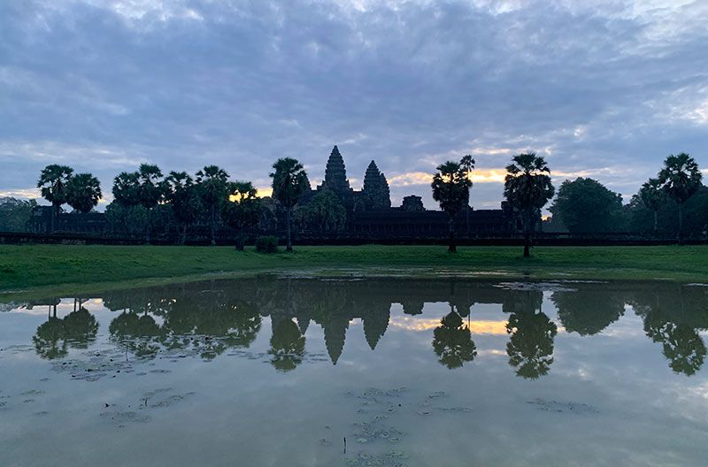 Amanecer en Angkor Wat