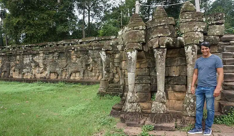 Templos de Angkor Terraza de los elefantes Camboya