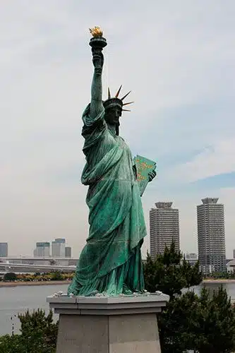 Estatua de la libertad Odaiba tokio