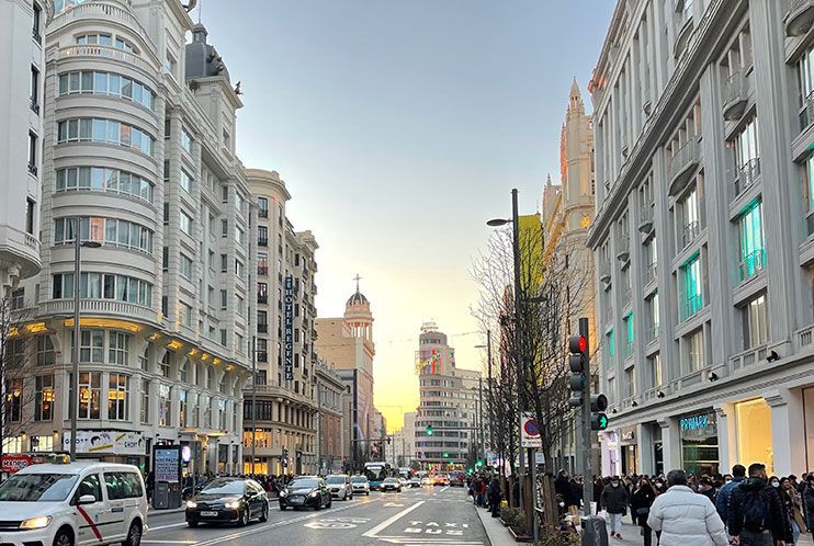Gran vía de Madrid