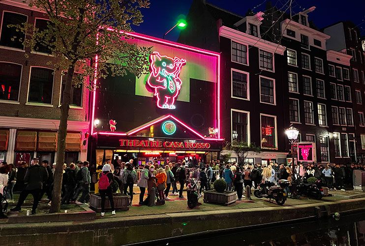 Teatros del barrio Rojo de Amsterdam