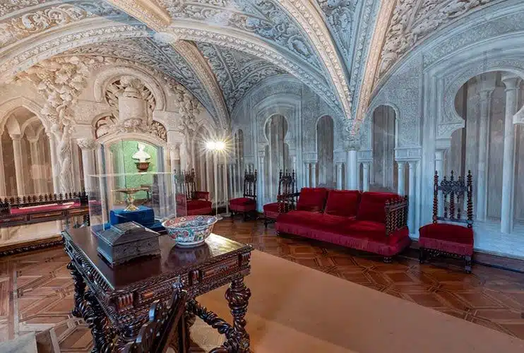 Sala de visitas del Palacio da Pena