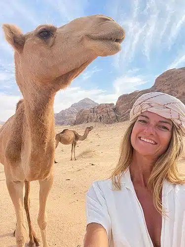Camellos en Wadi Rum