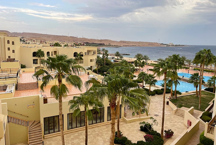 Nuestro hotel en Áqaba