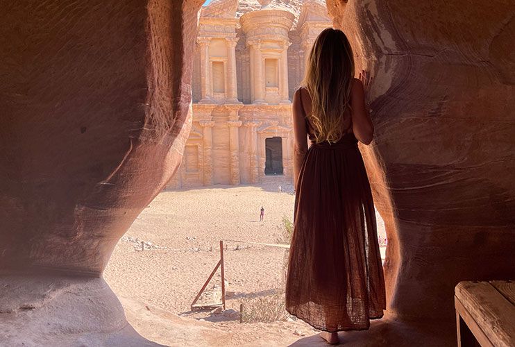 recorrido por jordania Monasterio de Petra