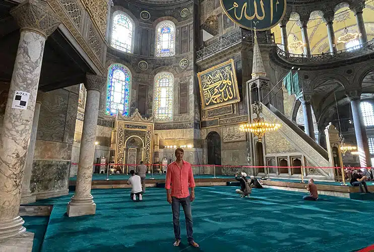 Interior de la Mezquita de Santa Sofía