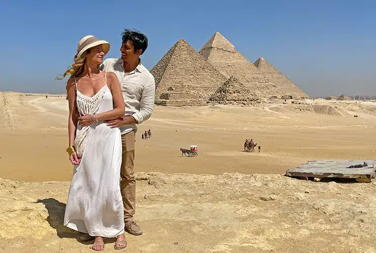 como visitar las pirámides de Giza