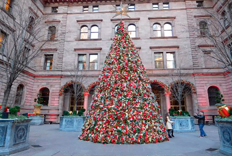 Árbol de Navidad del Hotel Lotte New York Palace