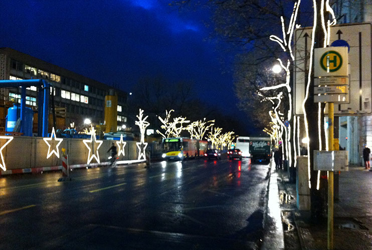 Under den Linden en Navidad