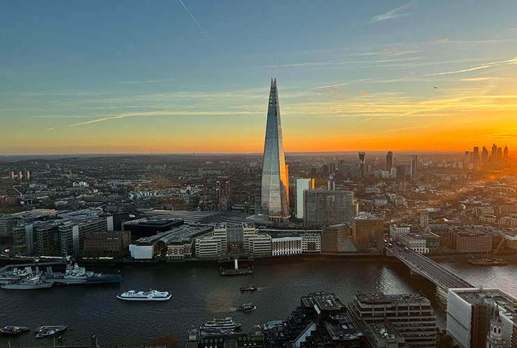 Atardecer desde Sky Garden