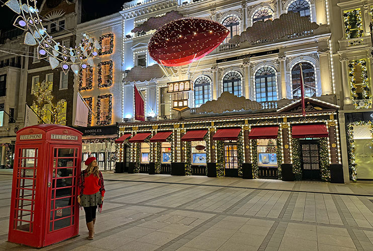 New Bond Street tienda Cartier en Navidad