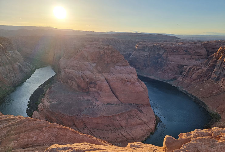 Horseshoe Bend por la tarde
