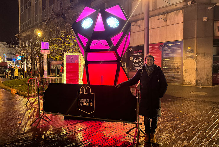 Luces de Navidad en Bruselas