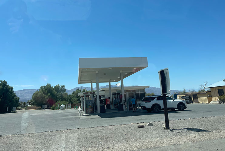 Gasolinera en el Death Valley