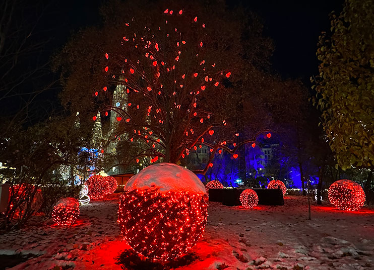 viena en navidad Herzerlbaum
