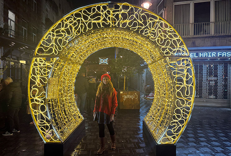 Luces de Navidad en Bruselas