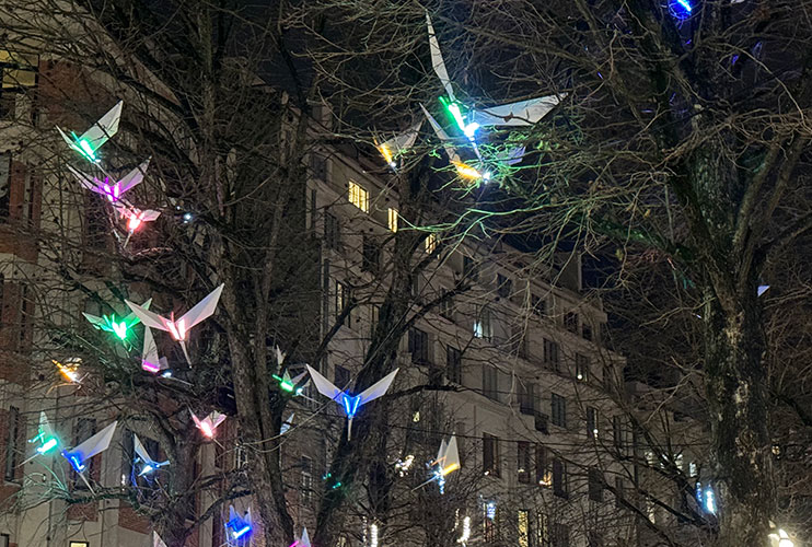 Luces de Navidad en Bruselas