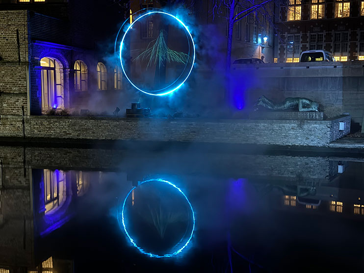 Luces de Navidad Brujas