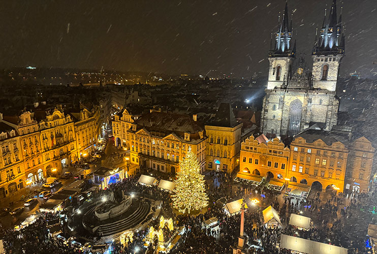 Praga en Navidad