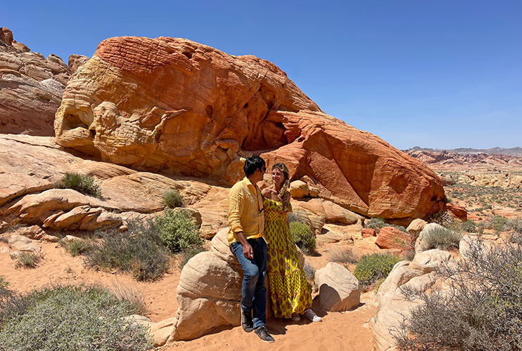 Rainbow vista Trail valley of fire