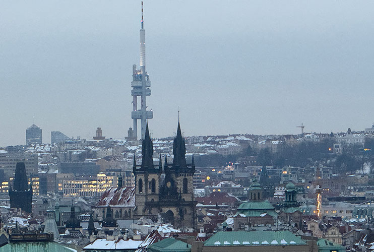 Vistas desde el Castillo de Praga