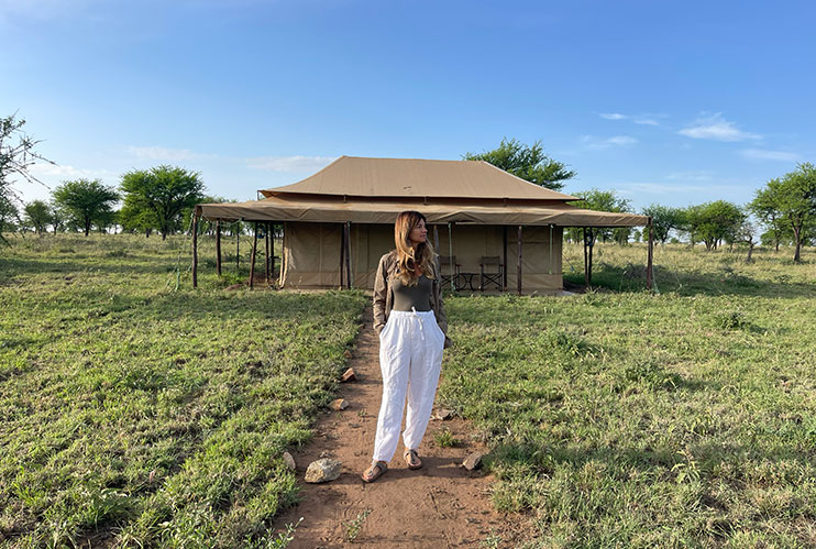 Nuestro alojamiento en Serengueti Tanzania
