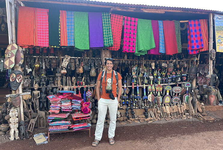 Mercado de artesanía en Karatu Tanzania
