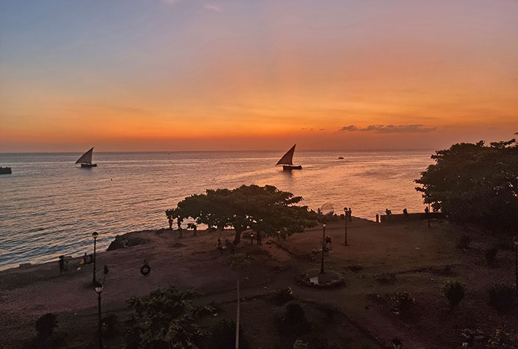 Atardecer en Stone Town Zanzibar