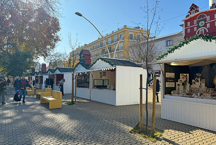 Mercado navideño de la Alameda de Hércules Sevilla