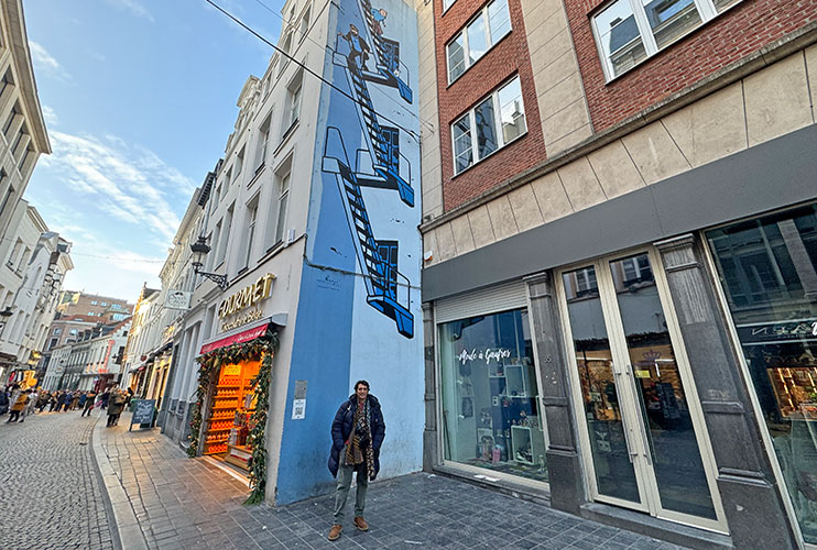 Mural de Tintín Bruselas