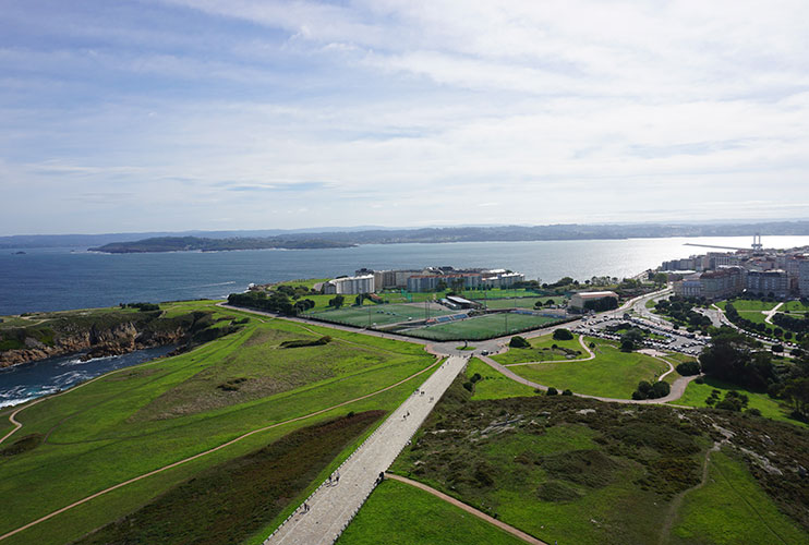 Parque escultórico De la Torre de Hércules Coruña