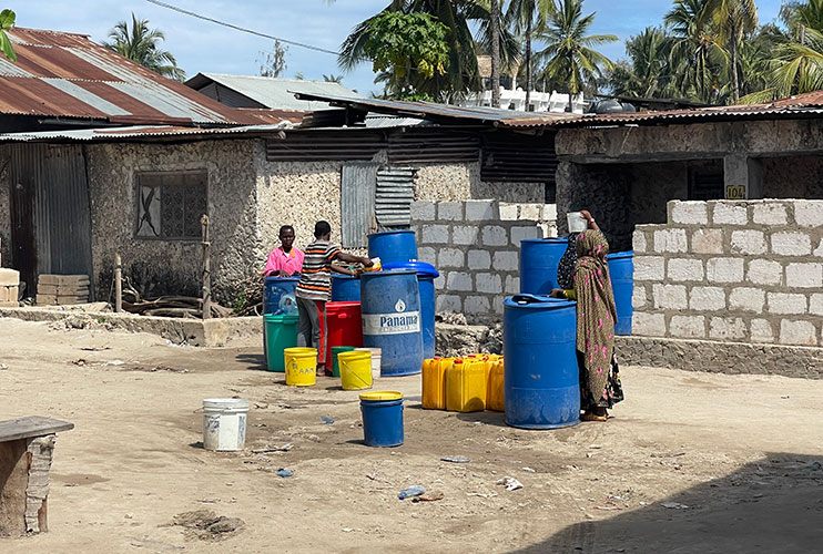 Pueblo de Nungwi Zanzíbar