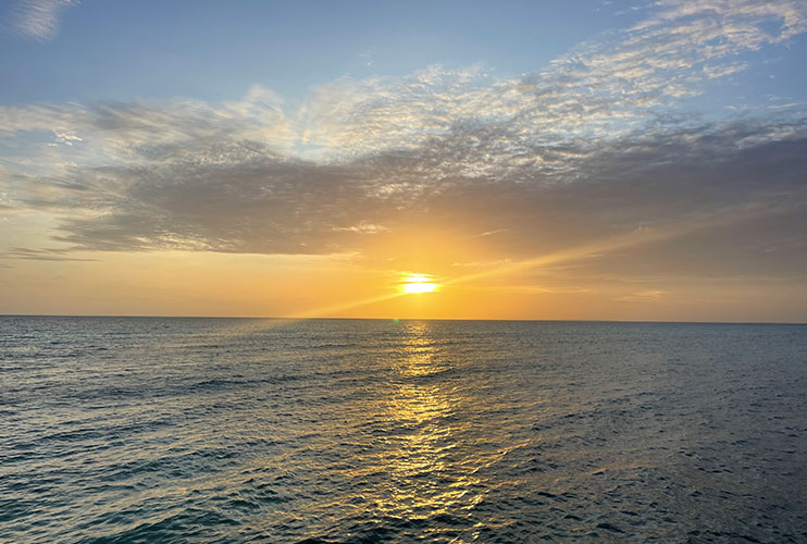 Puesta de sol en Zanzíbar