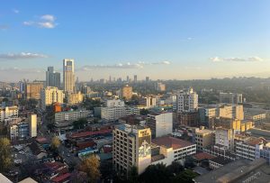 Vistas desde nuestro hotel de Nairobi