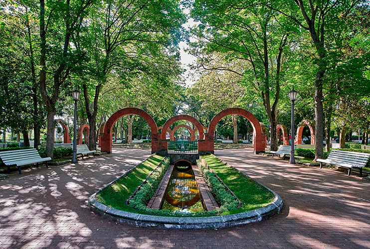 Parque de la media luna Pamplona