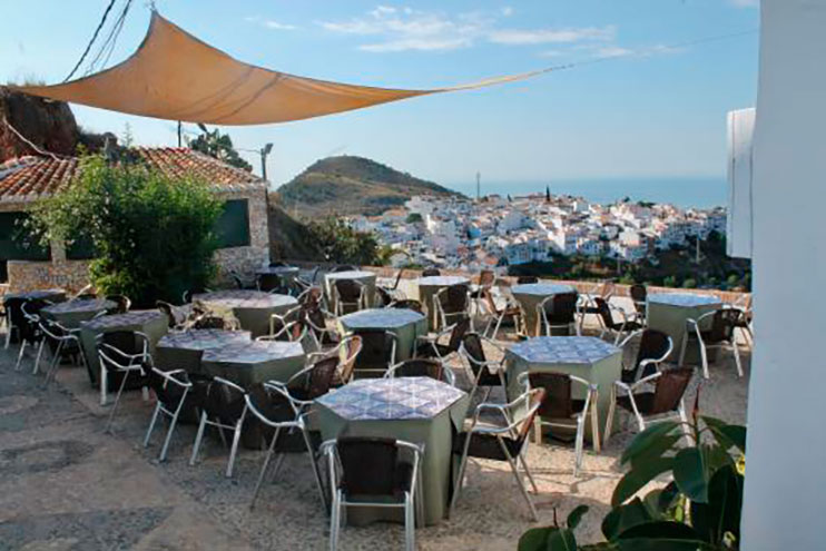 Donde comer en Frigiliana con vistas