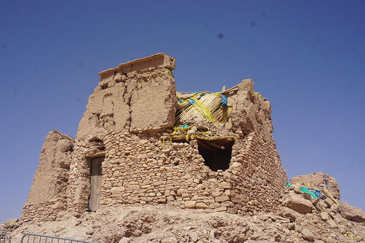 Agadir de Ait Ben Haddou después del terremoto