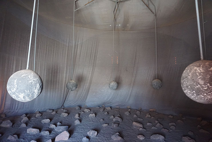 Set de rodaje del anuncio de Hermés en los estudios de cine de Ouarzazate