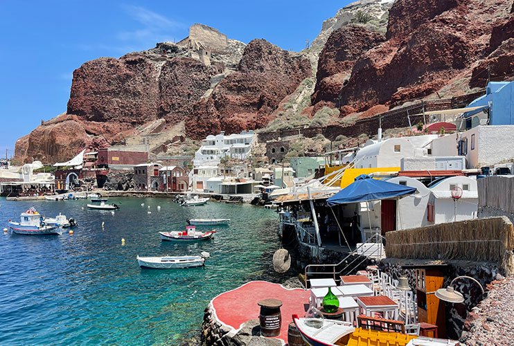 Restaurantes en Ammoudi Santorini