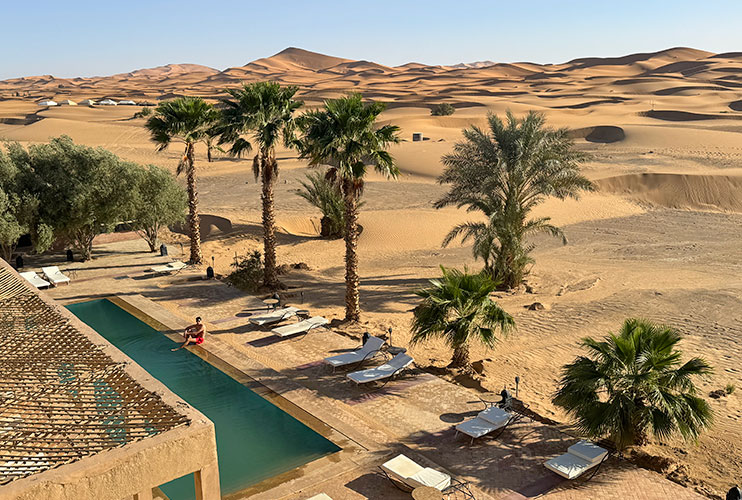 Nuestro hotel en Merzouga