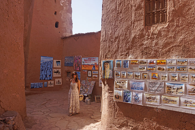 Tiendas en Ait Ben Haddou