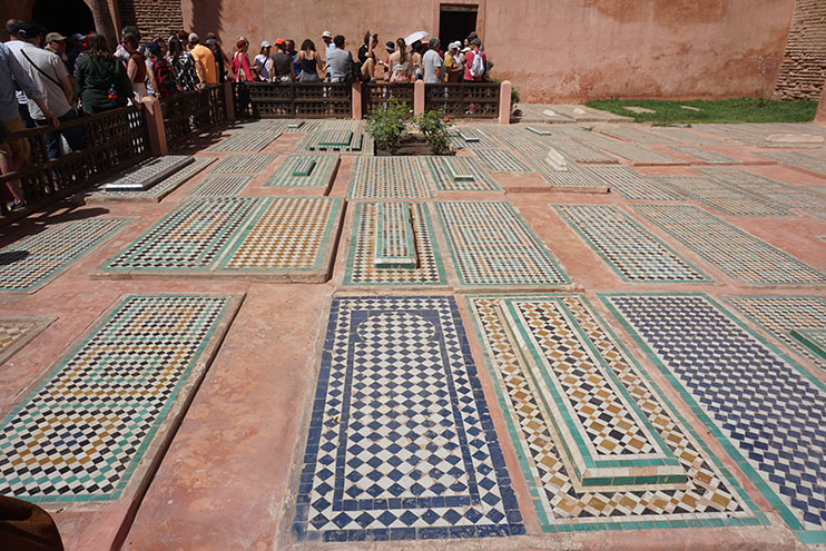 Tumbas saadíes Marrakech