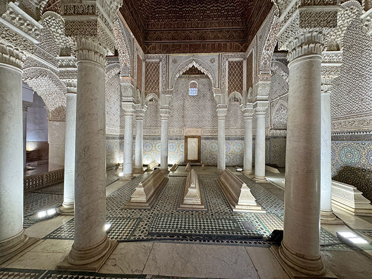 Tumbas saadíes Marrakech