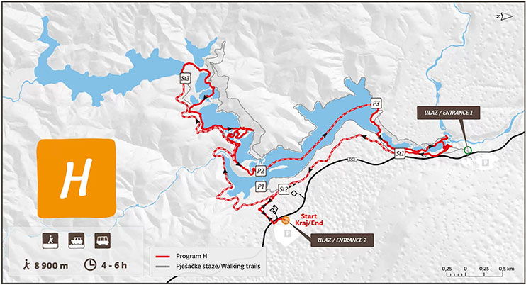 Ruta H para visitar los lagos de Plitvice en Croacia