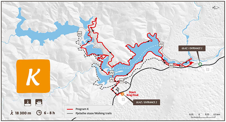 Ruta K2 para visitar los lagos de Plitvice en Croacia
