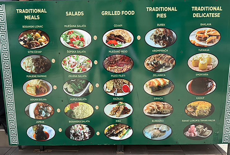 Qué comer en Bosnia y Herzegovina